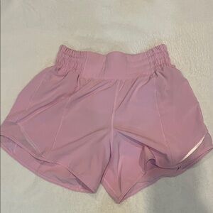 Lululemon Athletica Light Pink Women's Athletic Shorts